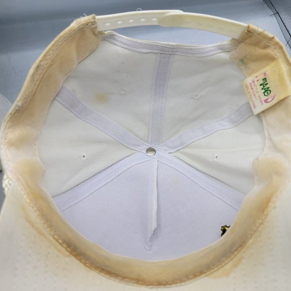 Vintage The Red Dog Saloon Juneau Alaska White Hat Cap Laborers Local 652 Pin - Picture 8 of 10